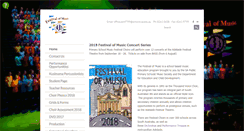 Desktop Screenshot of festivalofmusic.org.au
