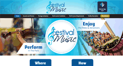 Desktop Screenshot of festivalofmusic.com